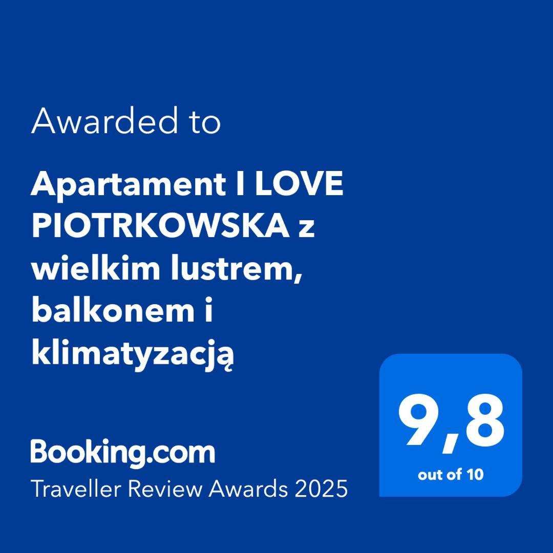 Apartament I Love Piotrkowska Z Wielkim Lustrem, Balkonem I Klimatyzacja Łódź Dış mekan fotoğraf